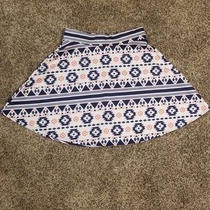 Print Circle/Skater Skirt